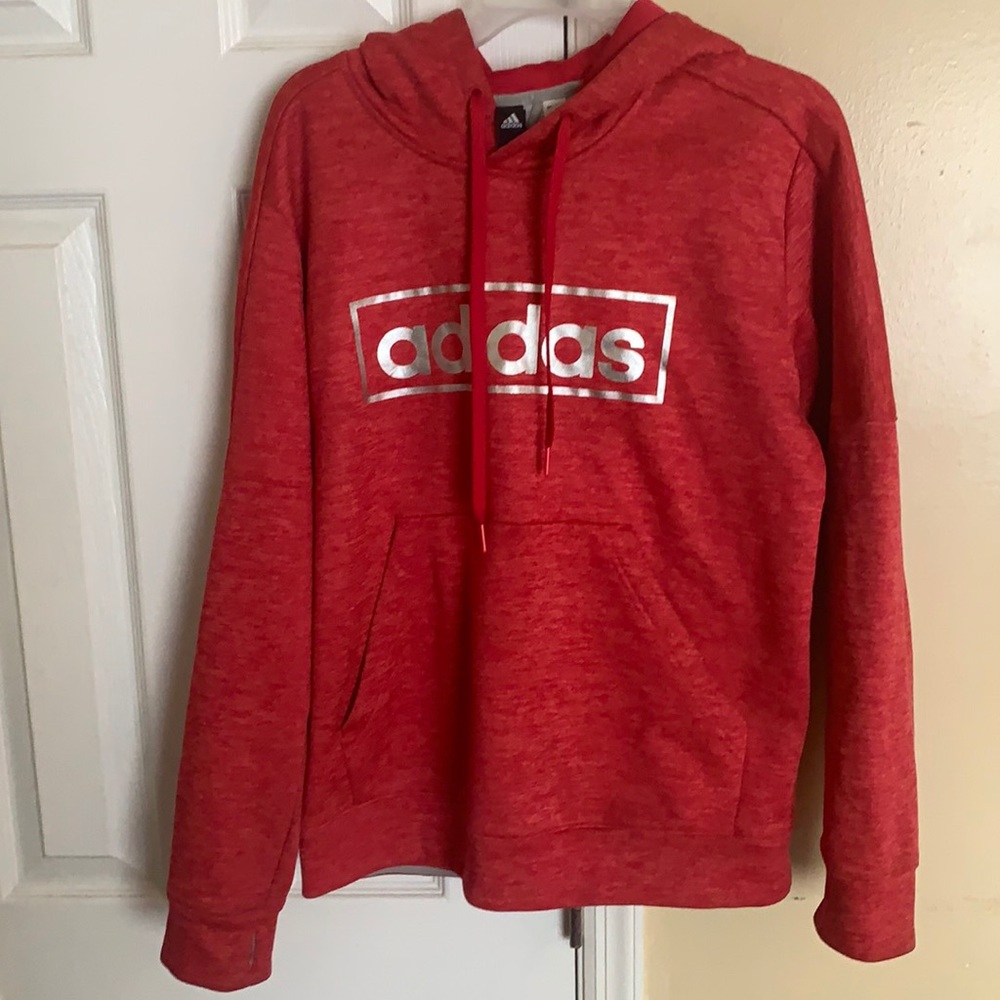 Adidas Red women’s sweatshirt (Large)
